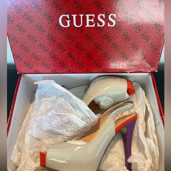 Guess beautiful peep toe high heels - Picture 2 of 9